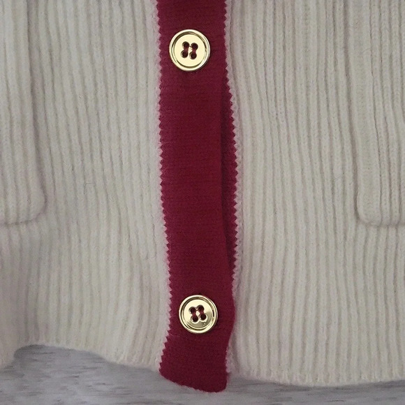 Linda Allard For Ellen Tracy Womens S Vintage‎ Cardigan Wool Ribbed Elegant - Picture 8 of 9